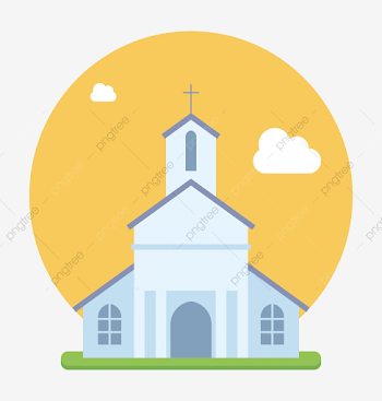 Hermosa Iglesia Flat Vector Religiosos El Cristianismo Iglesia PNG ...