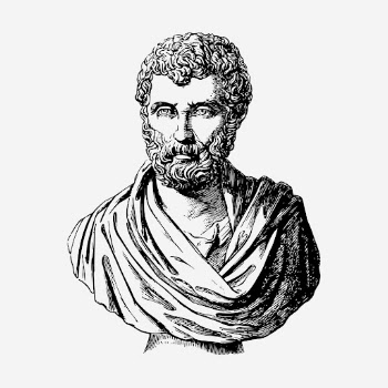 Herodotus statue hand drawn illustration. | Free Photo - rawpixel