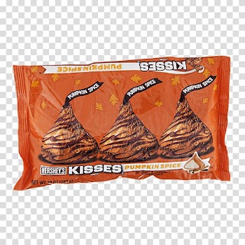 Hershey's Kisses Pumpkin pie spice Chocolate The Hershey Company, chocolate transparent background PNG clipart