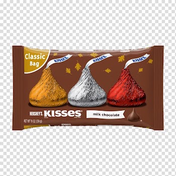 Hershey's Kisses The Hershey Company Chocolate Candy, chocolate transparent background PNG clipart
