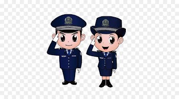Heshan, Guangdong Chinese public security bureau Nanzhang County Police officer - Salute the police 