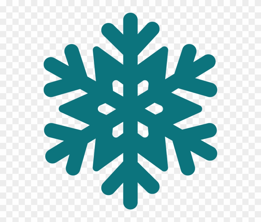 Hexagon Clipart Snowflake - Snowflake Vector Transparent Background