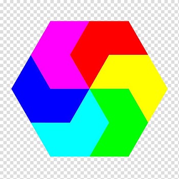 Hexagon , Colorful hexagon transparent background PNG clipart