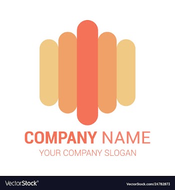 Hexagon logo logo design template vector image