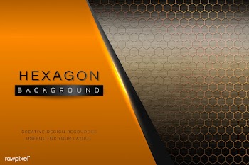 Hexagon patterned background | Free stock vector - 595782