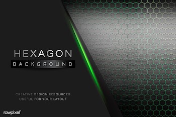 Hexagon patterned background | Free stock vector - 595784