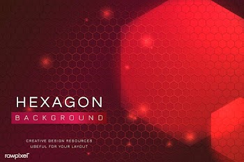 Hexagon patterned background | Free stock vector - 595794