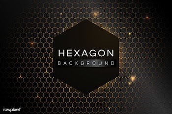 Hexagon patterned background | Free stock vector - 595795