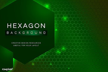 Hexagon patterned background | Free stock vector - 595798