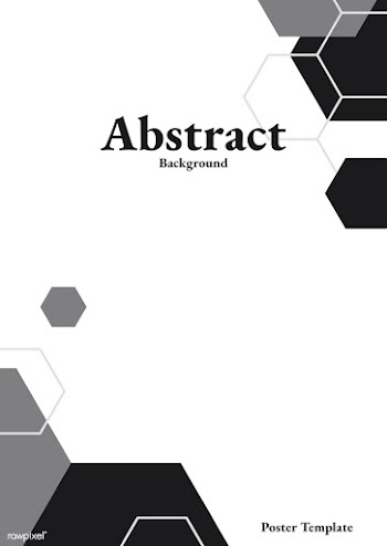 Hexagon patterned poster | Free stock vector - 586310