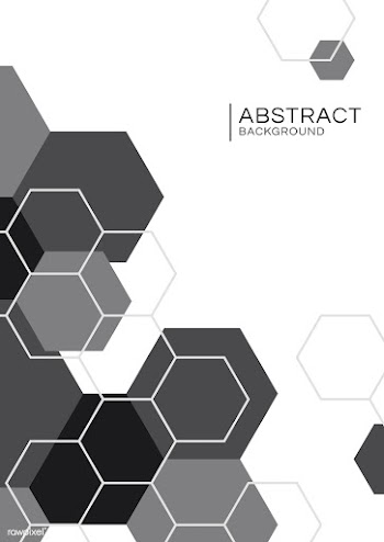 Hexagon patterned poster | Free stock vector - 586327