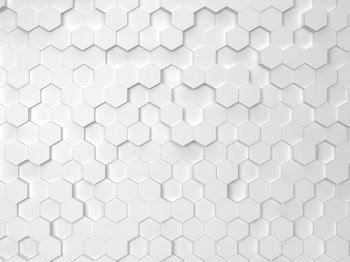 Hexagonal background. 3d background