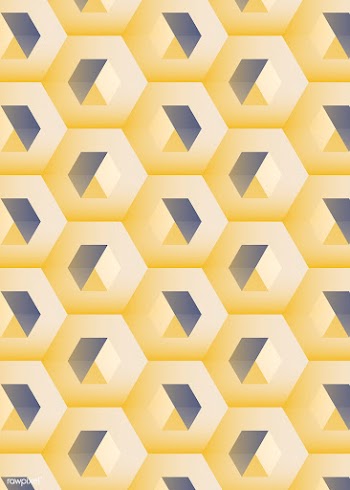 Hexagonal geometric pattern | Free stock vector - 679921
