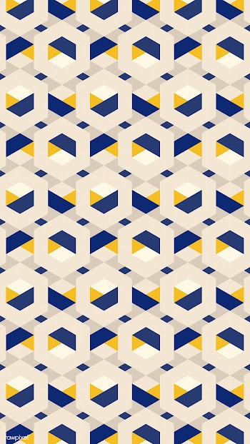 Hexagonal geometric pattern | Free stock vector - 679928