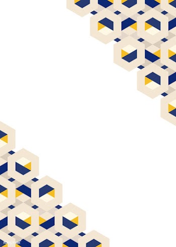 Hexagonal pattern border | Free stock vector - 679927
