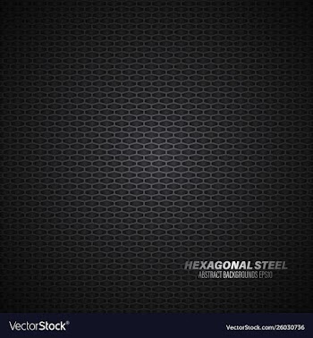 Hexagonal steel surface vector image