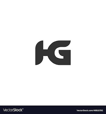 hg company initial letters monogram