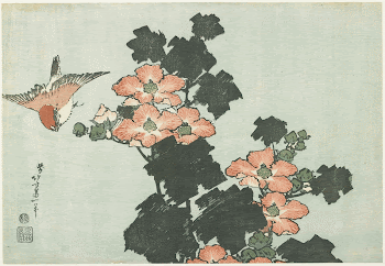 Hibiscus and Sparrow (ca.1833&ndash;1834) in high | Free Photo - rawpixel