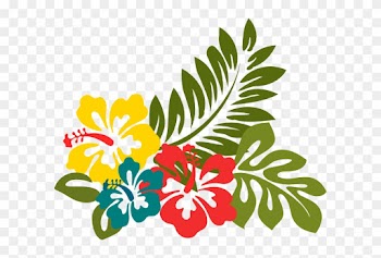 Hibiscus Clip Art - Hawaiian Flower Clipart