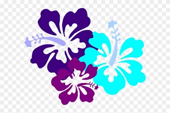 Hibiscus Clipart Teal - Hawaii Flower
