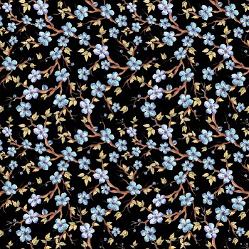 Hibiscus floral seamless pattern