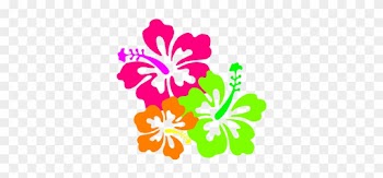 - Hibiscusflowerhiedited - - Island Baby - Pink Sticker