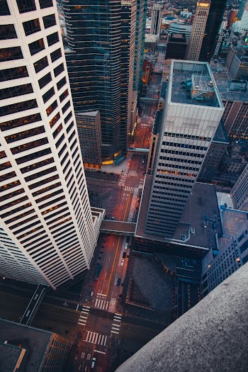 High Angle Photo of City Buildings