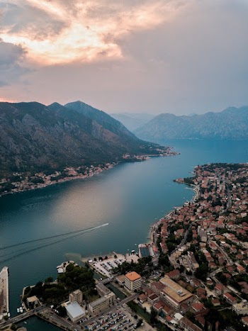 High Angle Photo of Lake
