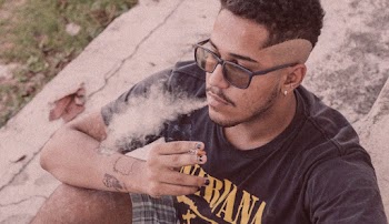 High-Angle Photo of Man Smoking Cigarette