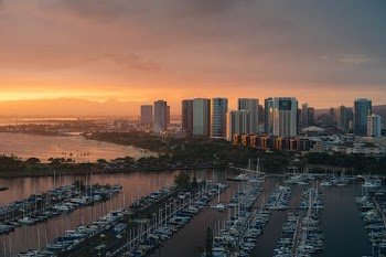 high-angle photography of cityscape