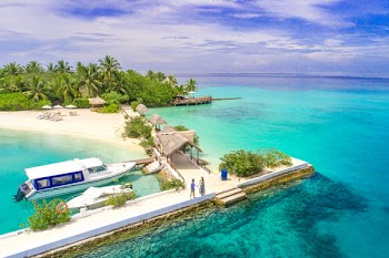 High Angle Photography of Islet Beach Resort