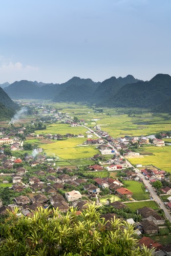 High-angle Photography of Rural Area