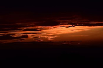 high angle photography of skies under golden hour