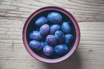 High Angle View of Fruit Bowl on Table