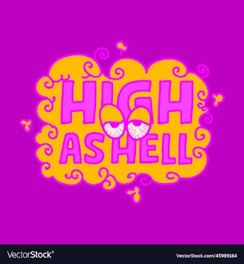 high as hell t-shirt design art