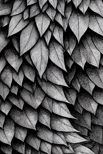 High-Detail Illustration of Dragon Scales