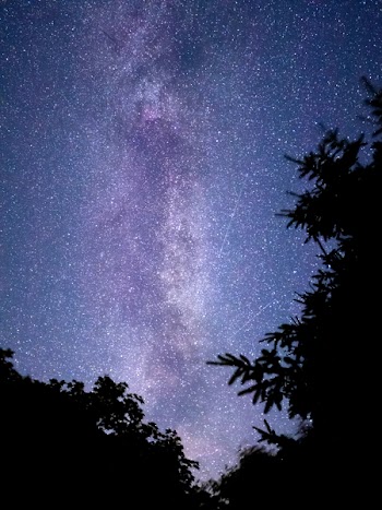 High Exposure Photography of Milky Way Galaxy