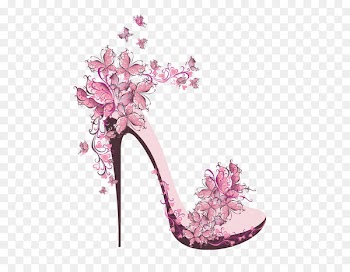 High-Heel Wedding Church High-heeled footwear Shoe Stock photography Clip art - Pink high heels 