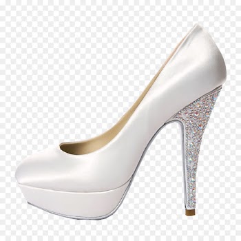 High-Heel Wedding Church Shoe High-heeled footwear Bride White wedding - White high heels 