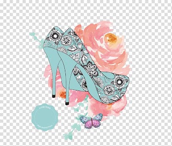 High-heeled footwear Shoe Designer Absatz Illustration, Beautiful high heels transparent background PNG clipart