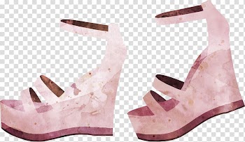 High-heeled footwear Watercolor painting Designer, Creative Drawing Women's high heels transparent background PNG clipart