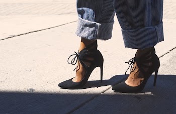 High Heels With Baggy Fashion