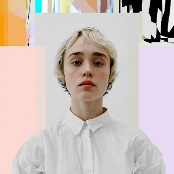 High Key Portrait of a Young Woman