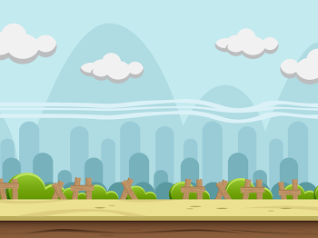 High Mountain Nature Game Background by bevouliin | Dribbble ...