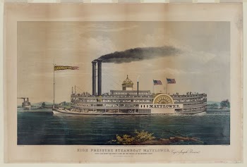 High pressure steamboat Mayflower first | Free Photo - rawpixel