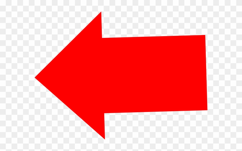 High Quality Affected Red Left Arrow Transparent Background - Transparent Background Red Arrow Png