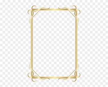 High Quality Images, Adobe Photoshop, Microsoft Word, - Transparent Gold Border Png