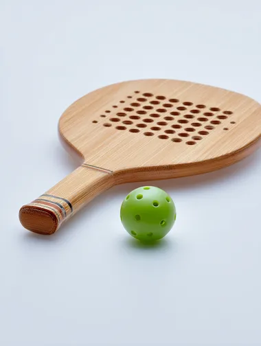 High-Quality Wooden Pickleball Racket with Ball High-Quality Wooden Pickleball Racket with Ball