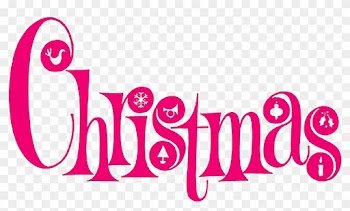 High Resolution Christmas Clipart - Merry Christmas Clip Art Pink