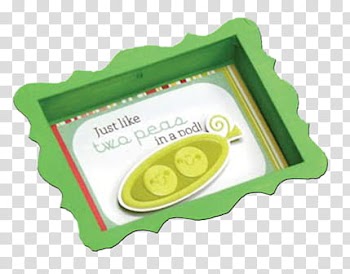 High resolution  Valentine s, white and green frame transparent background PNG clipart